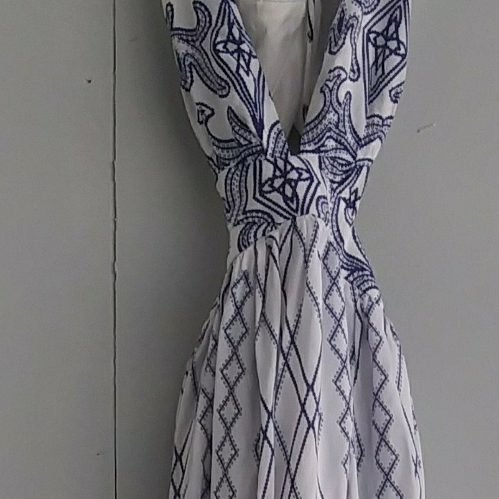 Beautiful unique long flowy summer dress